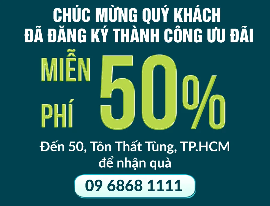 Text đăng ký thành công Nha khoa Hàn Quốc - Desktop