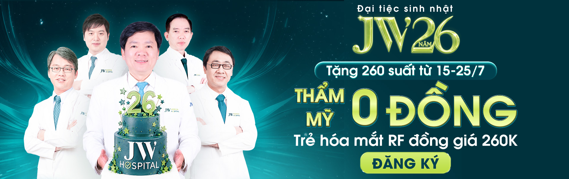 Sự kiện sinh nhật Bệnh viện JW 26 năm