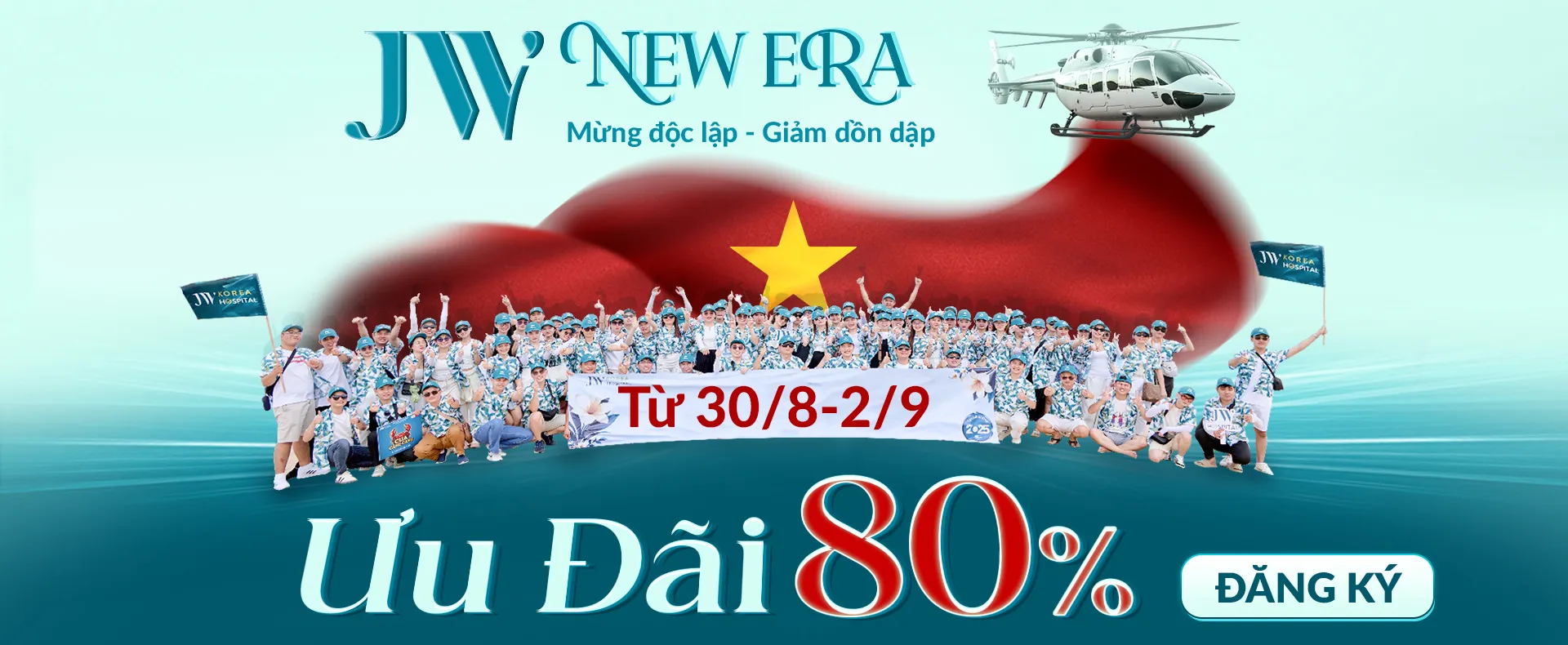 JW mừng Độc Lập, giảm dồn dập